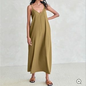 Jenni Kayne Riviera slip dress xs in safari sold out online